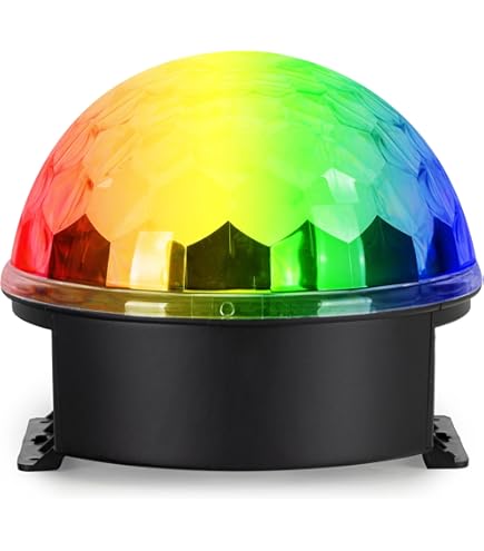 Showlite DL-8 USB-Razor Derby Partylight - Effet Lumineux Compact Pour Fête, Bar Et DJs Mobiles - Alimentation Via Adaptateur USB - Avec Microphone Pour Contrôle Musical - Boîtier En Plastique