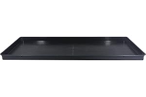 Britten & James 120 x 55cm Large Tray Black. Use in the garden, greenhouse, for hydroponics, oil drain tray, for muddy boots, litter tray etc.