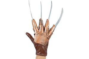 Smiffys A Nightmare On Elm Street Freddy Krueger Glove, Adult Accessory, Officially Licensed Nightmare on Elm Street Fancy Dress, Perfect for Completing Freddy Krueger Halloween Costume