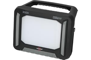 Brennenstuhl Professional Multi Battery LED reflektor budowlany 3000 MA (3150lm, IP65, lampa robocza kompatybilne z akumulatorami 18V od 10 różnych producentów, bez baterii, Engineered in Germany)