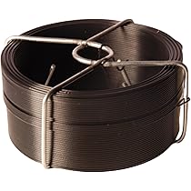 Fil De Fer Plastifié Vert Diamètre 3,2 Mm - Rouleau De 50 Mètres, Fabriqué En Italie