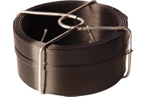 Chapuis fgn08 Plastic-Coated Steel Wire, Black, 75/Ø 0.8 mm