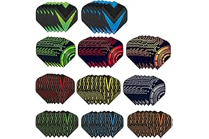 OHAODUO Lot de 66 ailettes de fléchettes, Accessoires pour fléchettes, flèches de fléchettes Standard Classiques pour fléchettes en Acier et Doux