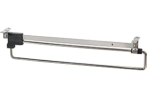 ALUSFERA Appendiabiti Estraibile - Bastone Appendiabiti per Armadio - Robusto Barra Appendiabiti 30 cm - Appendiabiti Estensibile - Accessori per Armadio Camera da Letto