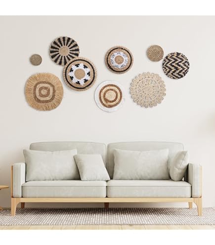 Handgemaakte Macramé Ibiza Spiegel - Rond Wanddecoratie - Boho Chic