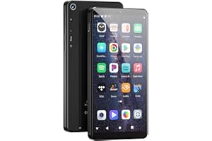 80GB MP3 Player with Bluetooth and WiFi, Android 9.0 system, Bluetooth 4.1, Oilsky Music Player with Spotify,Pandora,Amazon Music, 13PM Camera, 5.5" Touch Screen MP4 MP3 Player with App, Up to 1TB