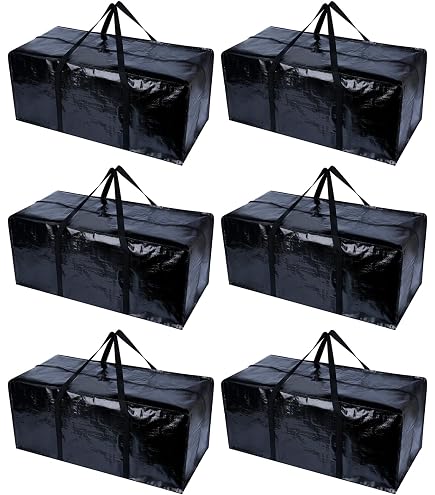 9 Sacs De Rangement Josephine Osthoff 75L - Polypropylène Résistant, Imperméable, Charge Max 20 Kg, Pour Déménagement, Shopping, Rangement