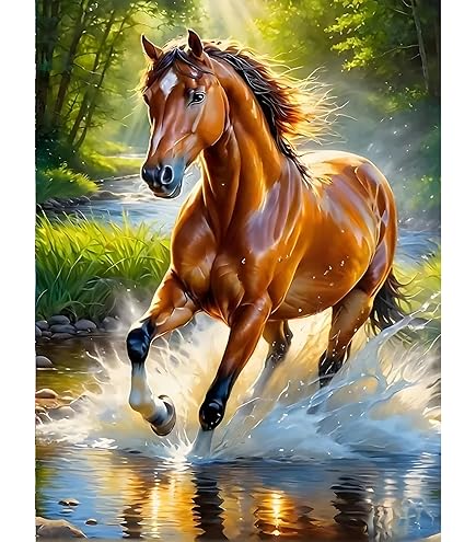 5D Diamond Painting Hund - Runder Diamant Malerei Set 30x40cm DIY