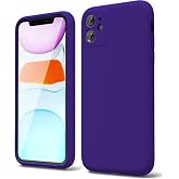 Apple iPhone 11 Kılıf 6.1 ile Uyumlu, Uruchi İnce Sıvı Silikon 3 Katmanlı Tam Kaplamalı Yumuşak Jel Kau&ccedil;uk Kılıf Kapak 6.1 in