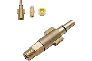 DERASL Adattatore con Filettatura Maschio e Alta Pressione Pulitore Schiuma Pistola Spray Rame Connessione Neve Schiuma Lancia Sapone Dispenser Adattatore Compatibile con Bosch AQT