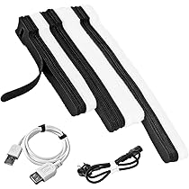 QWORK Lot De 200 Serre-câbles à Visser Pour Serre-câbles De 9 Mm - Solution De Gestion Des Câbles Pour La Maison Et Le Bureau