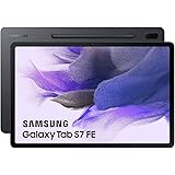 Samsung Galaxy Tab S7 FE Tablet-PC mit 30,5-cm-Display (12,4 Zoll), WLAN, 6 GB RAM, 128 GB Speicher, Android, Schwarz, spanis