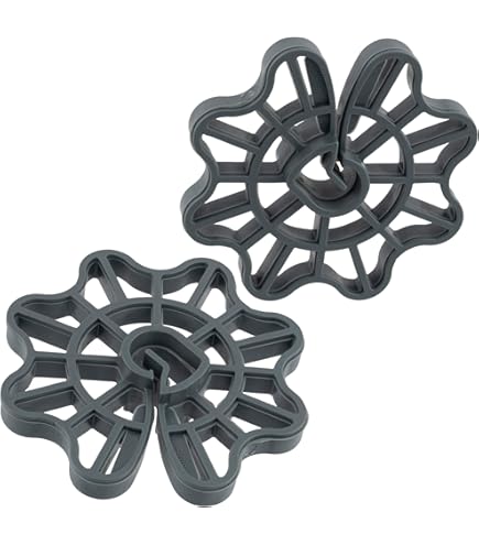 100 stuks kunststof framewiggen voor stalen stangen met een diameter