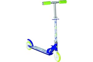 muuwmi Patinete Infantil para niños, 120 mm, ABEC 5, Altura Ajustable, Color Azul