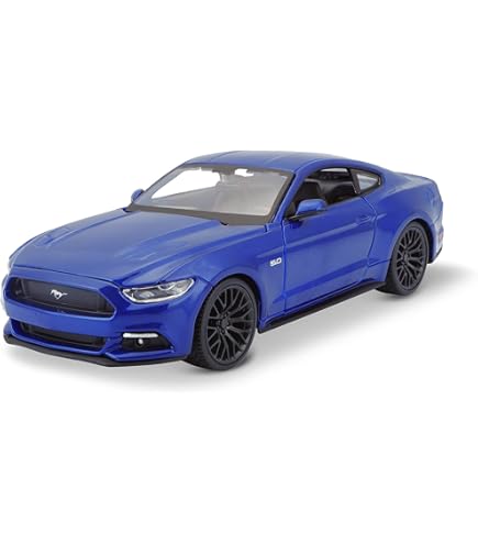 Voiture Miniature Ford Mustang Mach-E GT 2023 – Modèle Métal 1:63, 12 Cm, Portes Ouvrantes, Rouge Métallisé
