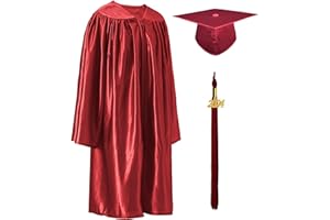 GRADUATEPRO GraduationPro Children Graduation Cap and Gown Outfit for Kids Toddler with 2024 Tassel for Nursery Kindergarten Preschool Ceremony - 12 Colours