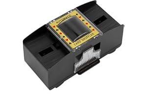 Wowlela Card Shuffler, Automatische Kartenmischmaschine für Poker, Rommé, UNO, Texas Holdem und Blackjack