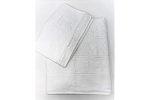 Trussardi Coppia Spugna di Puro Cotone (Bianco)