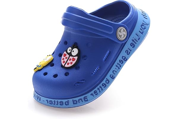 Sabots et Mules Enfants Sabots Pantoufles Chaussures Mixte Enfant Bébé Fille Garçon Antidérapant Eté Piscine de Jardin Clogs Sandales de Plage à Enfiler
