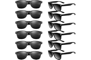 TUPARKA 12er-Pack Sonnenbrillen Bulk Beach Party Sonnenbrillen Gastgeschenke Goody Bag Fillers für Geburtstagsfeier Pool Hoch