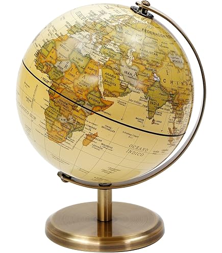 Globo terraqueo decorativo PAN de madera de mango | atmosphera | hôma