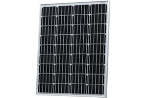 100W Photonic Universe Solar Panel Made of monocrystalline Solar Cells, for a Motorhome, Campervan, Caravan, Boat, Yacht or Other Vehicle or Marine Application, Off-Grid Solar Power System (100 watt)