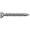 Spax 4CUT 1197000350163 Universal Screw, Countersunk T-Star Plus Fully Threaded, Stainless Steel Rust- A2, 1.4567, 1197000450353