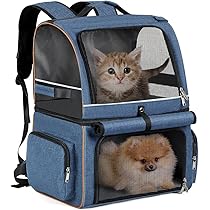 Trasportino Pieghevole Per Cani E Gatti Fino A 8kg - Zaino Comodo Per Viaggi - Foto 12