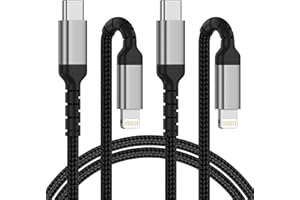 ADILIFT USB C auf Lightning Kabel 1M 2Pack, [MFi-Zertifiziert] Typ C to Lightning Ladekabel, USB-C Lightning schnellladekabel für iPhone 13/13 Pro/13 Pro Max/13 Mini/12/12 Pro Max/12 Mini/11 Pro/X/XS/XR/8/SE