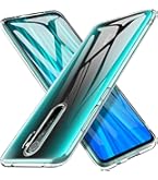 N NEWTOP Custodia Cover Compatibile per Xiaomi Redmi Note 8 (2019/2021), Morbido TPU Clear Gel Silicone Anti Graffio Trasparente Slim Sottile Flessibile Case Posteriore Protettiva (per Note 8