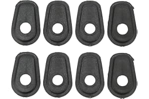 Jadeshay Motorcykel blinkersadaptrar, 8 st motorcykel fram och bak blinkersljus adapter distanser passar för Z400 Z650 Z800 Z