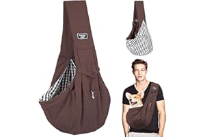 BCUUOZEEING Hundetragetasche, Transporttasche für Hunde und andere Haustiere bis 7.5 kg, Hunde Umhängetasche Tragetasche Hund Verstellbare für Spaziergang Aktivitäten im Freien und Ausflüge