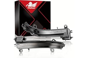 WinPower LED Dinamico Indicatori di direzione Indicatore specchietto retrovisore Specchietto laterale Lampeggiatore Compatibile con BMW F20 F21 F22 F23 F30 F31 F34 F32 E84, 2 Pezzi