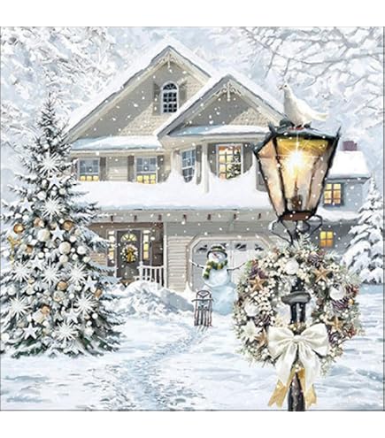 Mank Airlaid-Servietten 40x40 Cm – Stoffähnliche Weihnachtsservietten In Bordeaux, 50 Stück