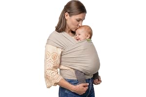 Boba Baby Wrap Carrier – Original Baby Sling Carrier for Newborns (7–35 lbs), Soft, Secure, Hands-Free & Ergonomic, Ideal for