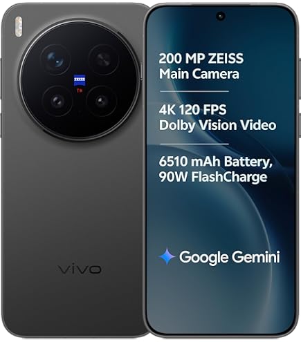VIVO X200 Pro 5G (16GB RAM | 512GB Storage | Cosmos Black | 6.78