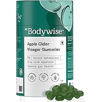 Bodywise Vegan Apple Cider Vinegar Gummies Pack Of 60 For Women | ACV with Mother in a Delicious Form | No Added Sugar…