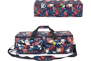CACTIYE Upgrade Carrying Bag with Thick-Padded Lining Carrying Bag Compatible with Cricut Explore Air and Maker, Waterproof Tote Bag Compatible with Cricut Explore Air