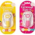 Goodmax Fairy Mini Lady Razor - Travel Size With Case - 5 Nano Blade - Moisture Bar Strip Dual Lubrication