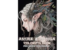 Anime and Manga Coloring Book for Teens and Adults: Immerse yourself in the captivating world of Japanese portraits, where dragons, birds, lions, ... kawaii girls within imaginative artwork