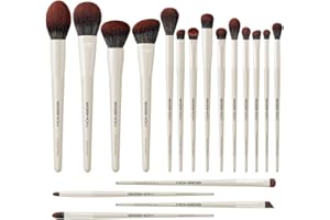 EIGSHOW MUA Pro Makeup Brush Set 18 Pcs Professional Brushes For Foundation Concealer Blush Eyebrow Gift Choice Fit for Professional Makeup Artist(Beige)