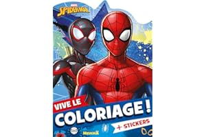 Marvel Spider-Man - Vive le coloriage ! – Livre de coloriage avec stickers – Dès 4 ans