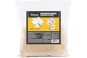 MITUSO MeaVita Farine d'Amande Naturelle dans un Sachet Pratique Blanchie 500 g