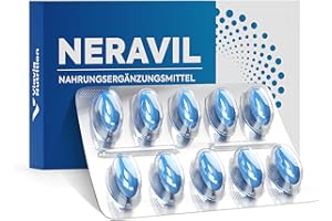 VIAVIA NUTRITION NERAVIL Hochdosierte Formel für aktive Männer - Schneller Effekt - Natürlicher Performance Booster für Energie & Ausdauer - Extra stark mit Ginseng, Arginin, Citrullin