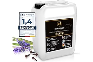 CHEVALIS Fliegenspray & Insektenschutz Pferd 5L Kanister, Für Pferd und Reiter, Sofortiger Schutz gegen Bremsen, Fliegen, Kriebelmücken, Zecken, Alt bewährtes Rezept mit ätherischen Ölen und Geraniol