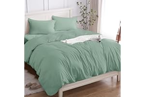 COTOPURO Poszwa na kołdrę dwuosobowa 100% bawełna 260 x 240 cm (2 poszewki na poduszki 50 x 80 cm), bawełna OEKO-TEX Premium 150 g/m², miękki, oddychający, hipoalergiczny - turkusowy