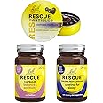 Rescue Remedy Exam Preparation Bundle, Study Helper, Improve Focus, Mental Well-Being, Promote Emotional Wellness, Pastilles, Capsules, 3 Pack Bundle