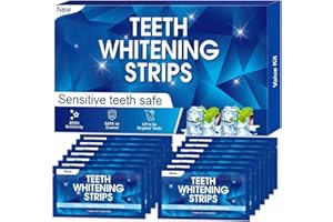 CELAKEETY Sbiancante Denti Strisce Sbiancanti Sbiancante Denti Professionale - 28 strisc sbiancant denti 14 Sessioni sbiancamento denti whitening strips Rimuove le Macchie Profonde Sicuro per Denti Smalto