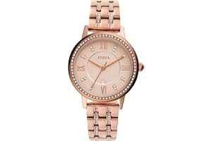 Fossil Gwen Analogue Women's Watch (Gold Dial Womens Standard Colored)-Es4879 Gold Plated, Gold Strap - Gold-Plated