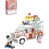 LOZ Mini Block Serisi Food Truck/Yemek Kamyonu -LZ1738 (582 Par&ccedil;a) Oyuncak Yapım Seti
